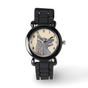 Belgische Tervuren Malerei - Niedliche Original Hu Armbanduhr
