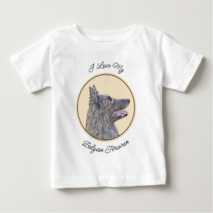 Belgische Tervuren Malerei - Niedliche Original Hu Baby T-shirt