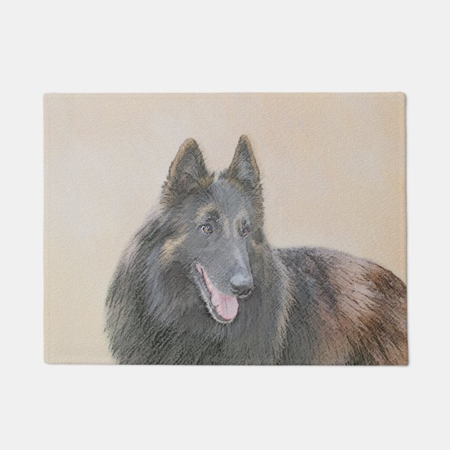 Belgische Tervuren Malerei - Niedliche Original Hu Fußmatte (Vorderseite)