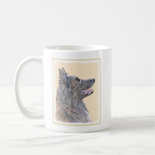 Belgische Tervuren Malerei - Niedliche Original Hu Kaffeetasse