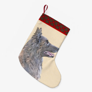 Belgische Tervuren-Malerei - Niedliche Original Hu Kleiner Weihnachtsstrumpf