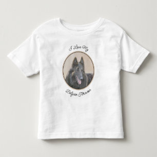 Belgische Tervuren Malerei - Niedliche Original Hu Kleinkind T-shirt