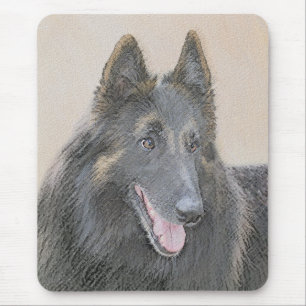 Belgische Tervuren Malerei - Niedliche Original Hu Mousepad