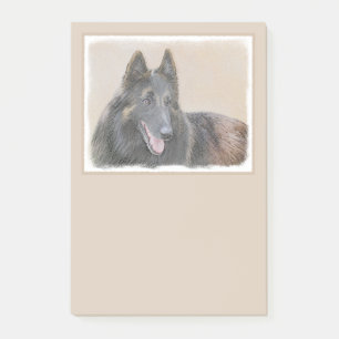 Belgische Tervuren Malerei - Niedliche Original Hu Post-it Klebezettel