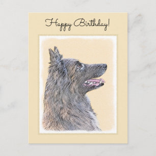 Belgische Tervuren Malerei - Niedliche Original Hu Postkarte