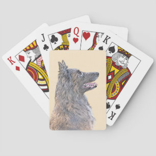 Belgische Tervuren Malerei - Niedliche Original Hu Spielkarten
