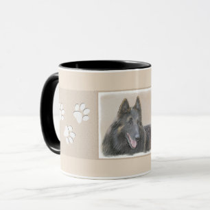 Belgische Tervuren Malerei - Niedliche Original Hu Tasse