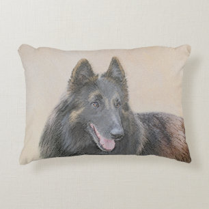 Belgische Tervuren Malerei - Niedliche Original Hu Zierkissen