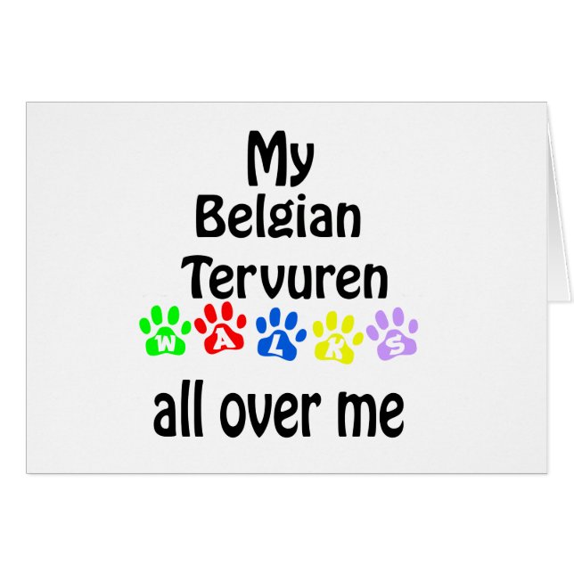 Belgische Tervuren Walks Design (Vorderseite (Horizontal))