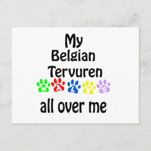 Belgische Tervuren Walks Design Postkarte