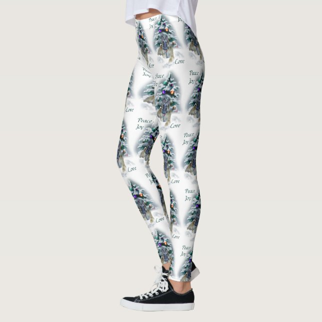 Belgische Tervuren Weihnachten Leggings (Links)