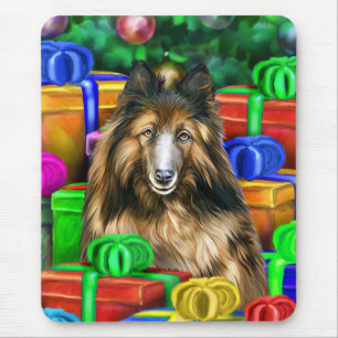 Belgische Tervuren Weihnachtsgeschenke Mousepad