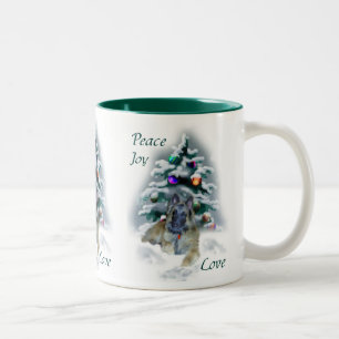 Belgische Tervuren Weihnachtsgeschenke Zweifarbige Tasse