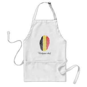 Belgische Touchfingerabdruckflagge Schürze