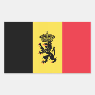 Belgische verschiedene Flagge Aufkleber