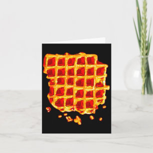 Belgische Waffelsirup Frühstücks-Lebensmittel Snac Karte