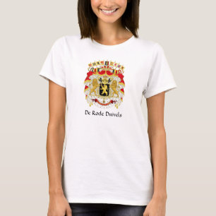 Belgische Wappen-De-Rode-Duivels-T - Shirt
