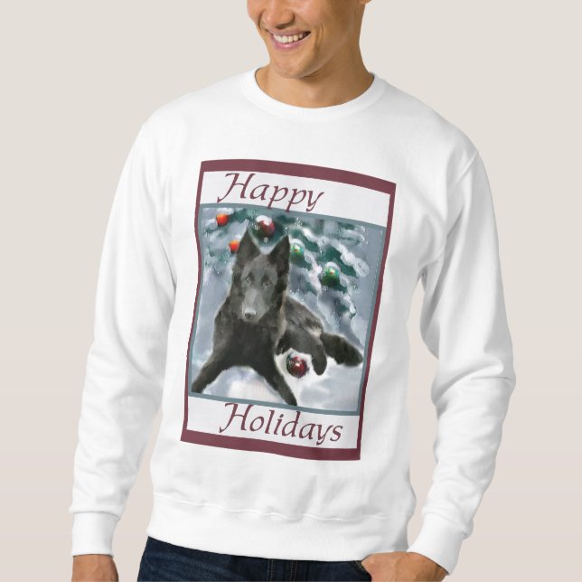 Belgische Weihnachtsgeschenke Sweatshirt (Vorderseite)