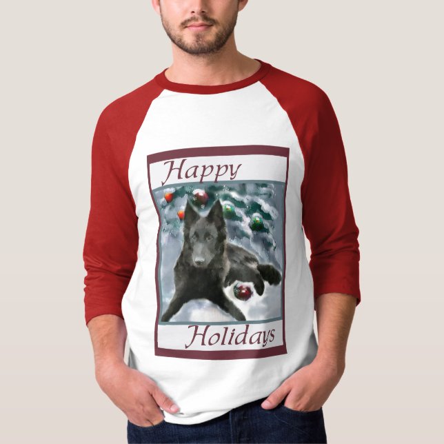 Belgische Weihnachtsgeschenke T-Shirt (Vorderseite)