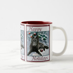 Belgische Weihnachtsgeschenke Zweifarbige Tasse