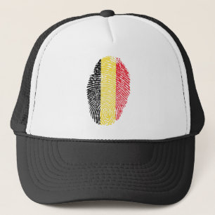 Belgischer Berührungs-Fingerabdruck-Flagge Truckerkappe