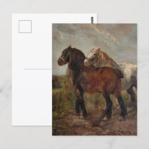 Belgischer Entwurf für Vintage Kunsthandwerkskunst Postkarte