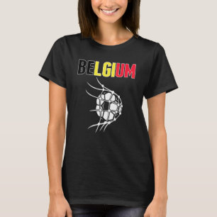 Belgischer Fußball im Netz Unterstützung für die T-Shirt