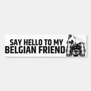 Belgischer Hirte - Malinois-Autoaufkleber Autoaufkleber