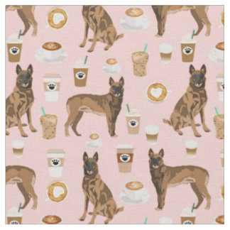 Belgischer Kaffeeliebhaber von Malinois rosa Stoff