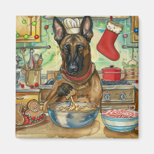 Belgischer Malinoi-Weihnachtsbacken: Festliches We Magnet