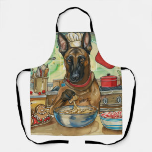 Belgischer Malinoi-Weihnachtsbäckerei: Festliches  Schürze