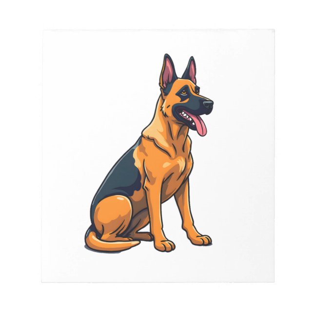 Belgischer Malinois (1) Notizblock (Vorderseite)