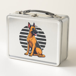 Belgischer Malinois (2) Metall Brotdose