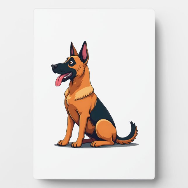 Belgischer Malinois (6) Fotoplatte (Vorderseite)