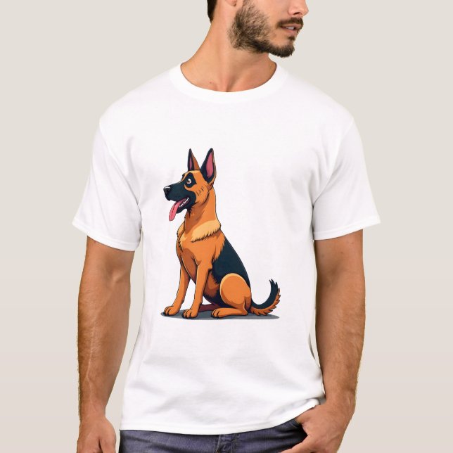 Belgischer Malinois (6) T-Shirt (Vorderseite)