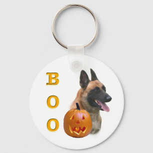 Belgischer Malinois-Boo-Schlüsselanhänger Schlüsselanhänger