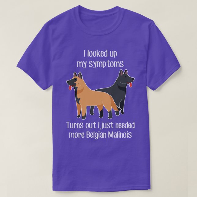 Belgischer Malinois-Hund 1 T-Shirt (Design vorne)