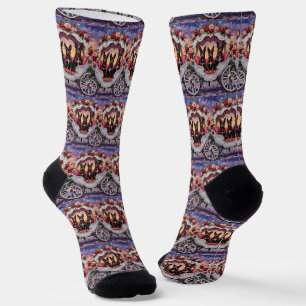 Belgischer Malinois Hund Valentinstag Socken