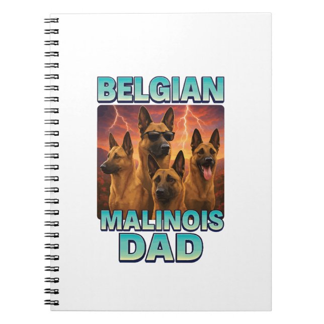 Belgischer Malinois Notizblock (Vorderseite)