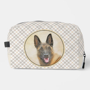 Belgischer Malinois Schäferhund Mahagoni Malerei K Waschbeutel