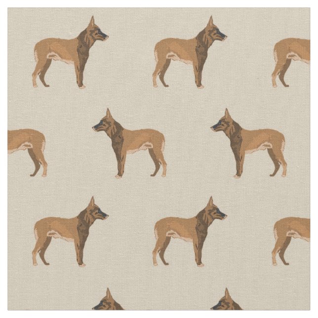 Belgischer Malinois Stoff (Nahaufnahme)