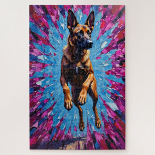 Belgischer Malinois Valentinstag Zerbrochenes Herz