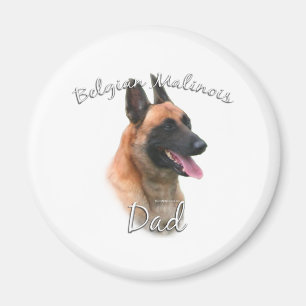 Belgischer Malinois-Vater 2 Magnet