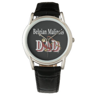 Belgischer Malinois-Vater Armbanduhr