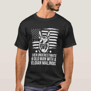 Belgischer Malinois Vater Hundeliebhaber Amerikani T-Shirt
