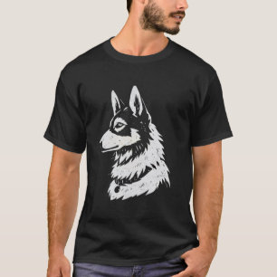 Belgischer Malinois X Husky Pet Belusky Wolfshund T-Shirt