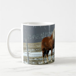 Belgischer Pferdewechsel in der Paddock-Tasse Kaffeetasse