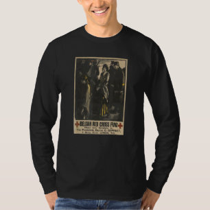 Belgischer Rotkreuzfonds WW2 Propagandaposter T-Shirt