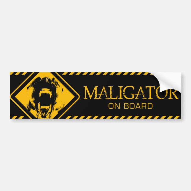 Belgischer Schäfer - Malinois Autoaufkleber (Vorne)