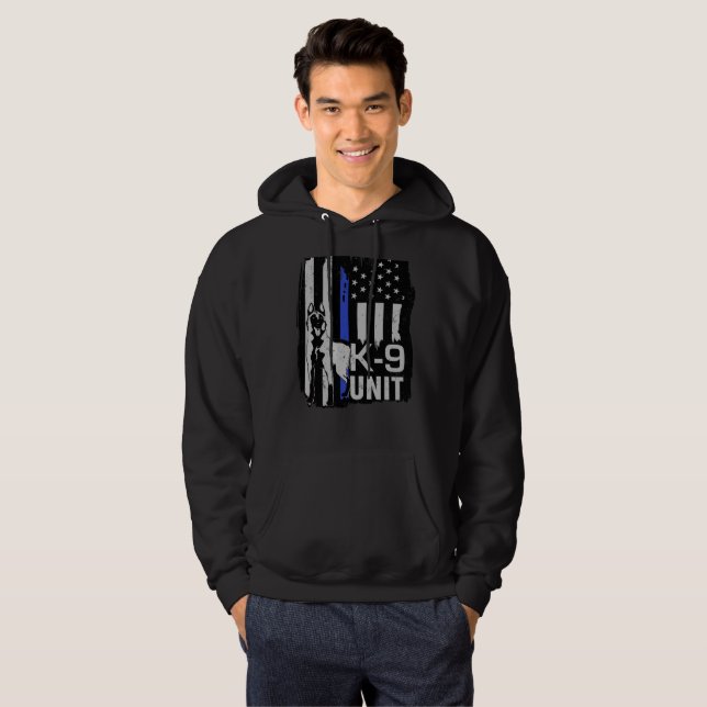 Belgischer Schäfer - Malinois k9 Einheit Hoodie (Vorne ganz)